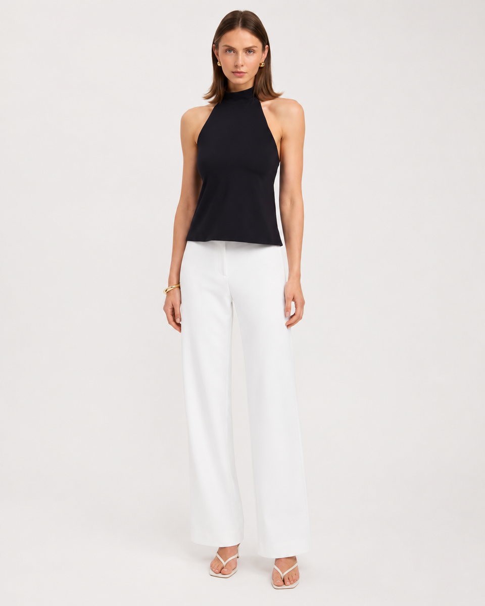 Open-Back Halter Top