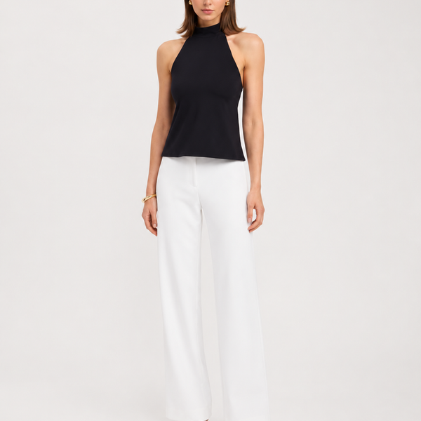 Open-Back Halter Top