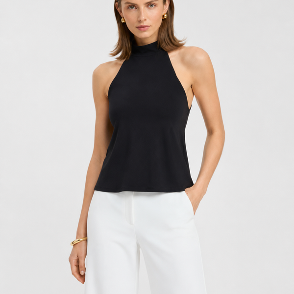Open-Back Halter Top