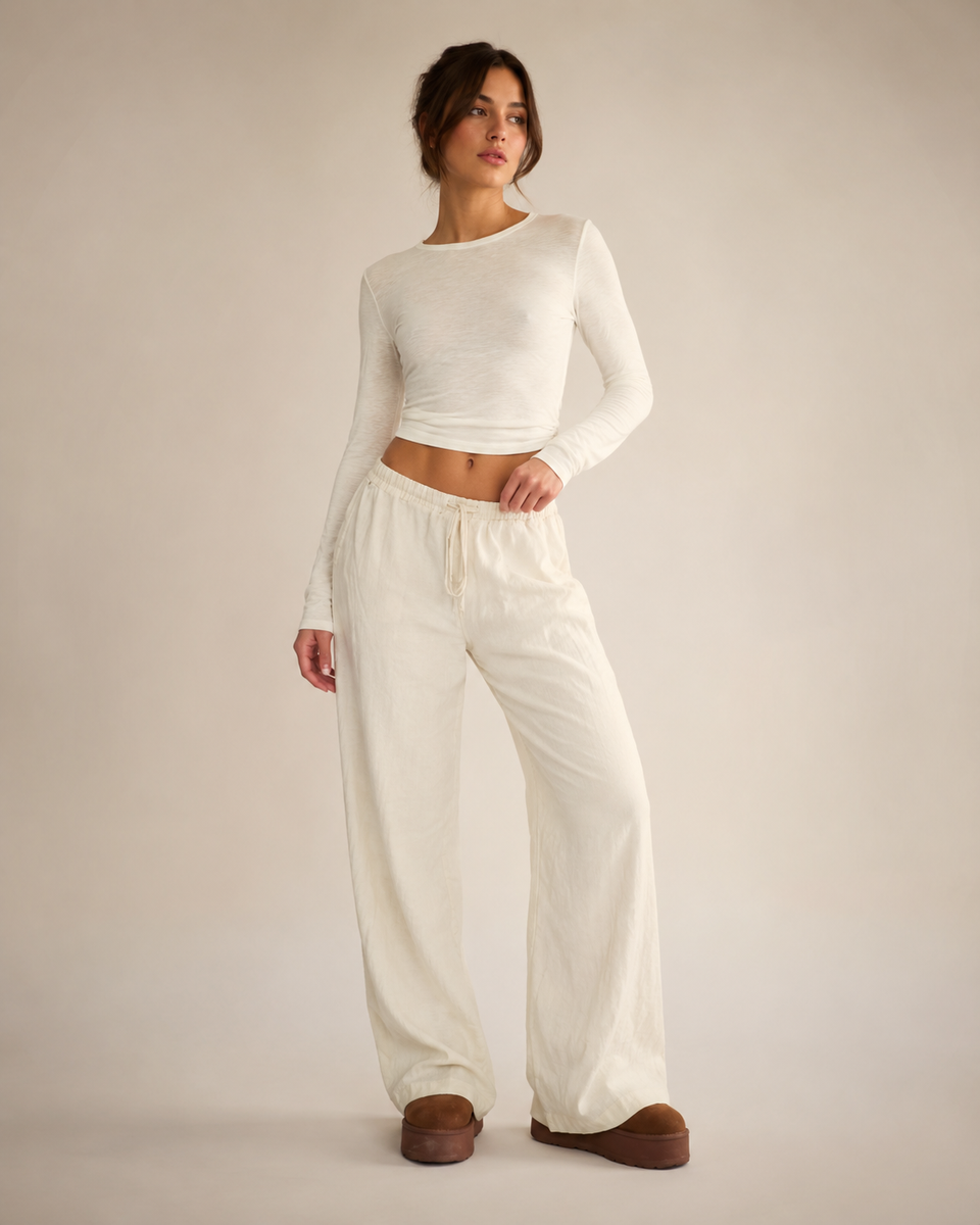 Relaxed Wide-Leg Pants