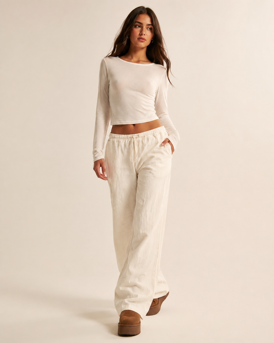 Relaxed Wide-Leg Pants