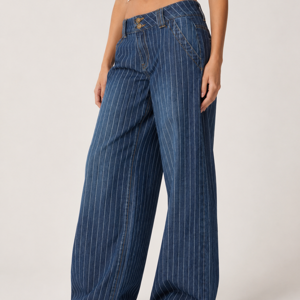 Tailored Wide-Leg Denim