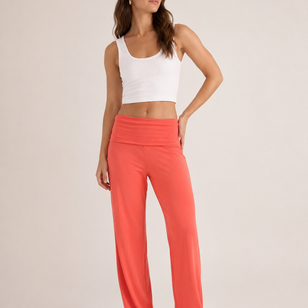 Foldover Waist Lounge Pants