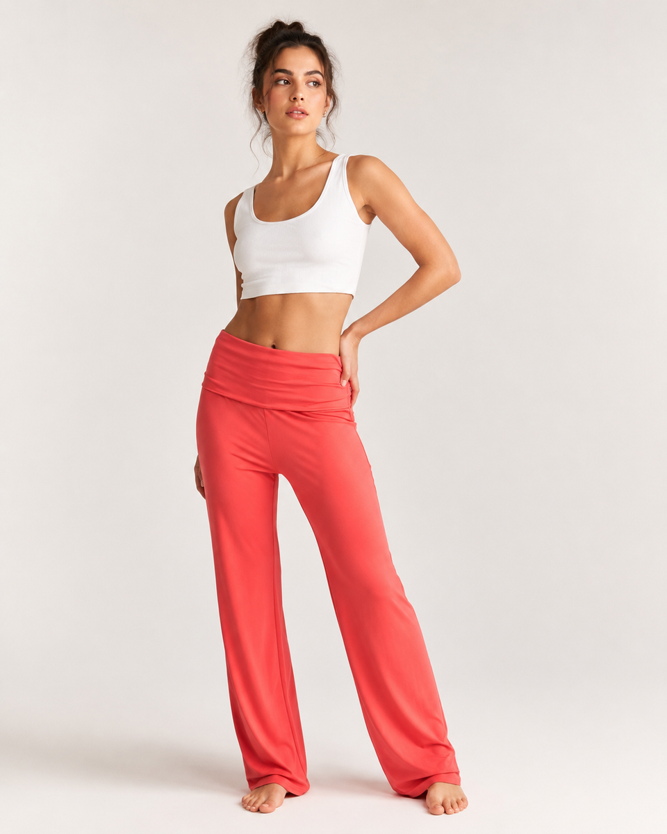 Foldover Waist Lounge Pants