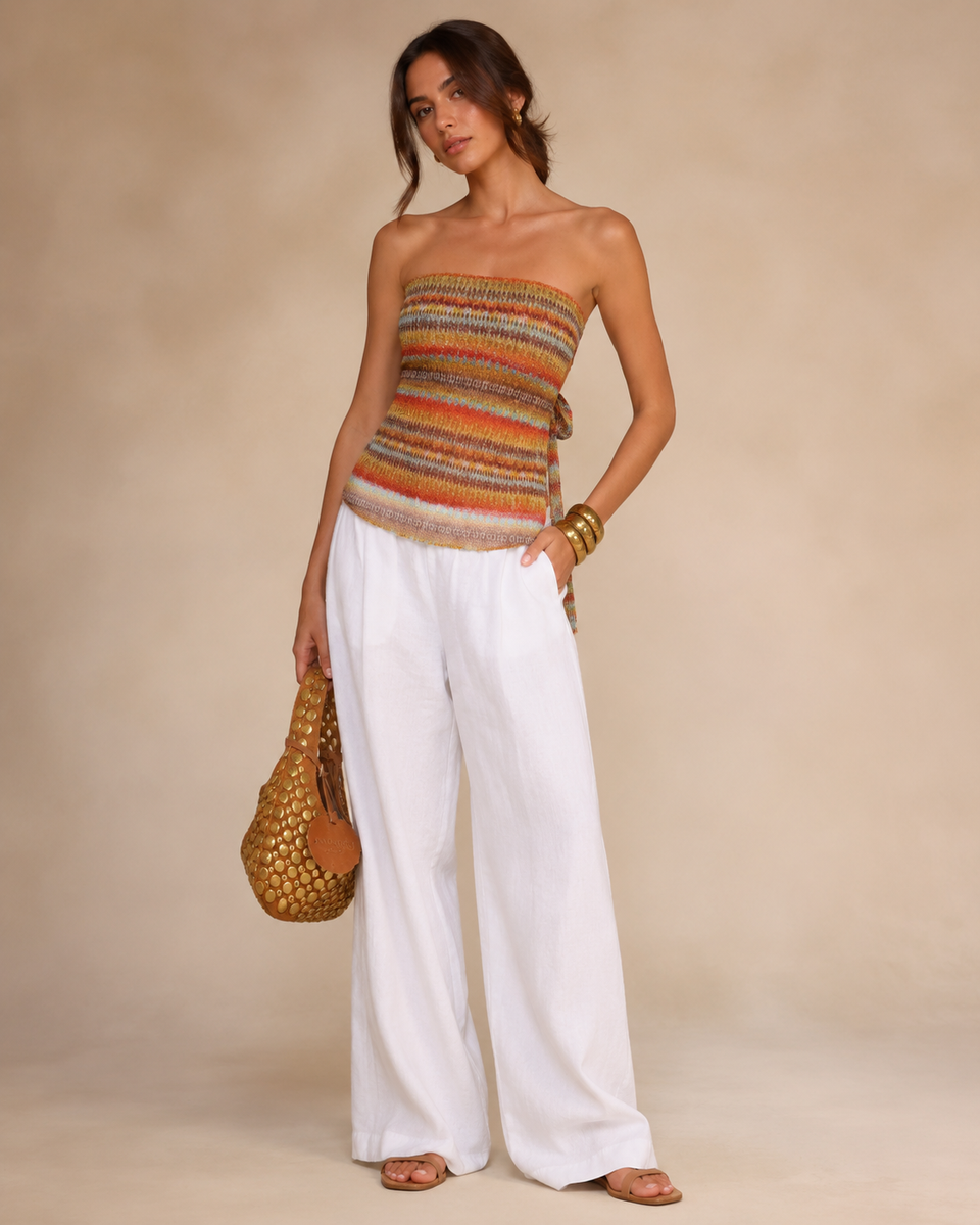 Das Bandeau-Strickoberteil