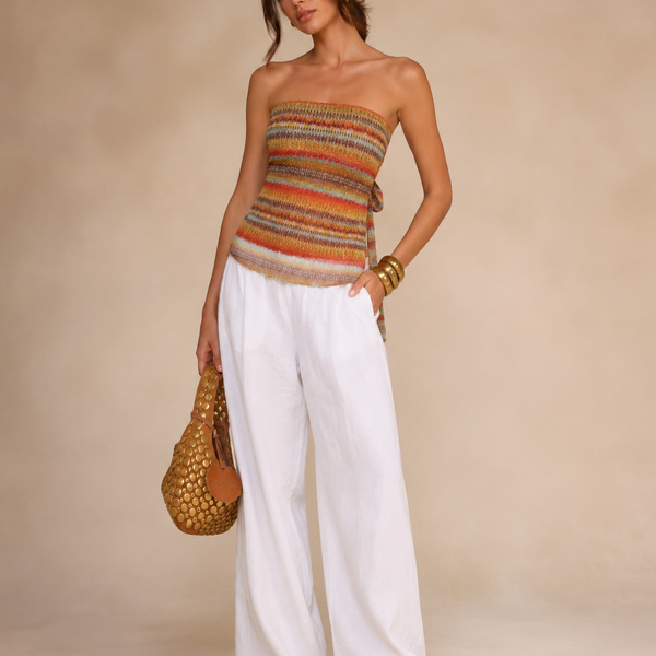 Das Bandeau-Strickoberteil