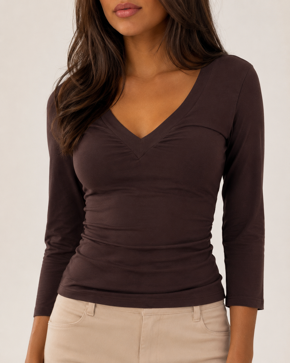 The Sculpting V-Neck Tee